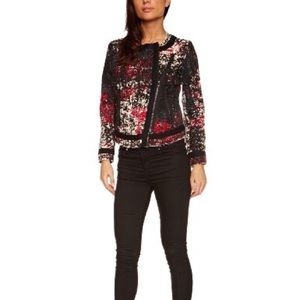 Desigual Tweed Moto Jacket